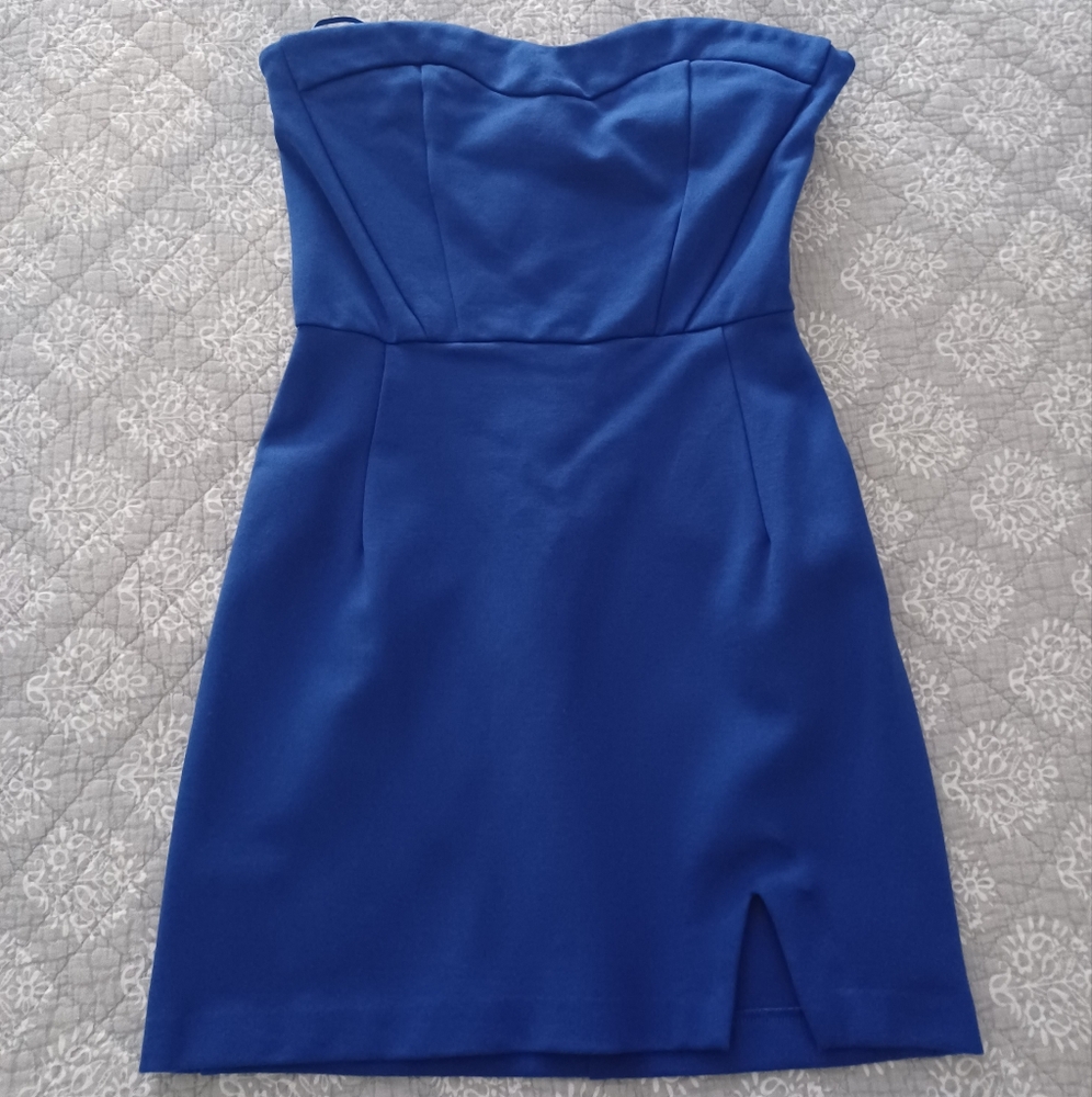Royal Blue Hollister Scuba Knit Dress.